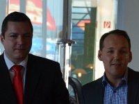 Begrüßung der Anwesenden durch Thomas Riesch, CDU Sindelfingen, und Marc Biadacz, CDU Böblingen